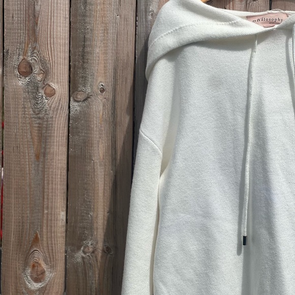 Philosophy Republic clothing ivory Hoodie sweater - Picture 3 of 8